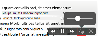 Aumentar o disminuir la velocidad de lectura