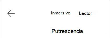 Salir del Lector inmersivo