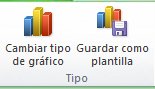 Imagen de la cinta de Excel