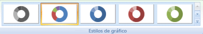 Imagen de la cinta de Excel