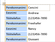 Virnana paigutatud juhtelemendid