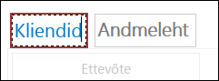Loendivaate pealdiseks on määratud Kliendid