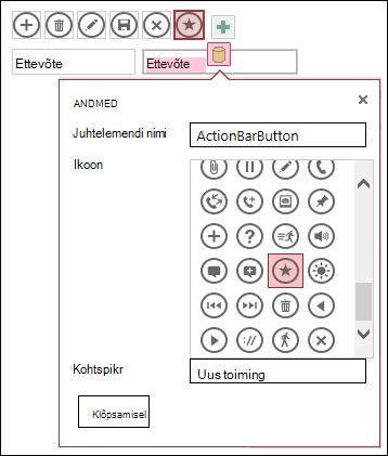 Add custom controls in an access app
