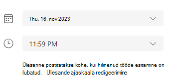 ülesande redigeerimine