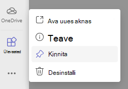 Nööpnõela kuvatõmmis.