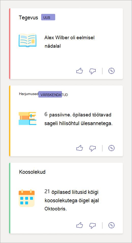 Screenshot that shows Spotlights tiles