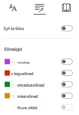 Kuvatõmmis kõneosadest.