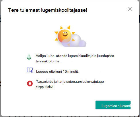 lugemise alustamine