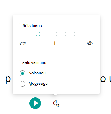 Häälesätete kuvatõmmis.