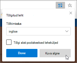 Klõpsake nuppu Kuva algne