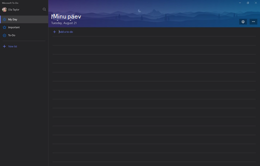 To Do Interface