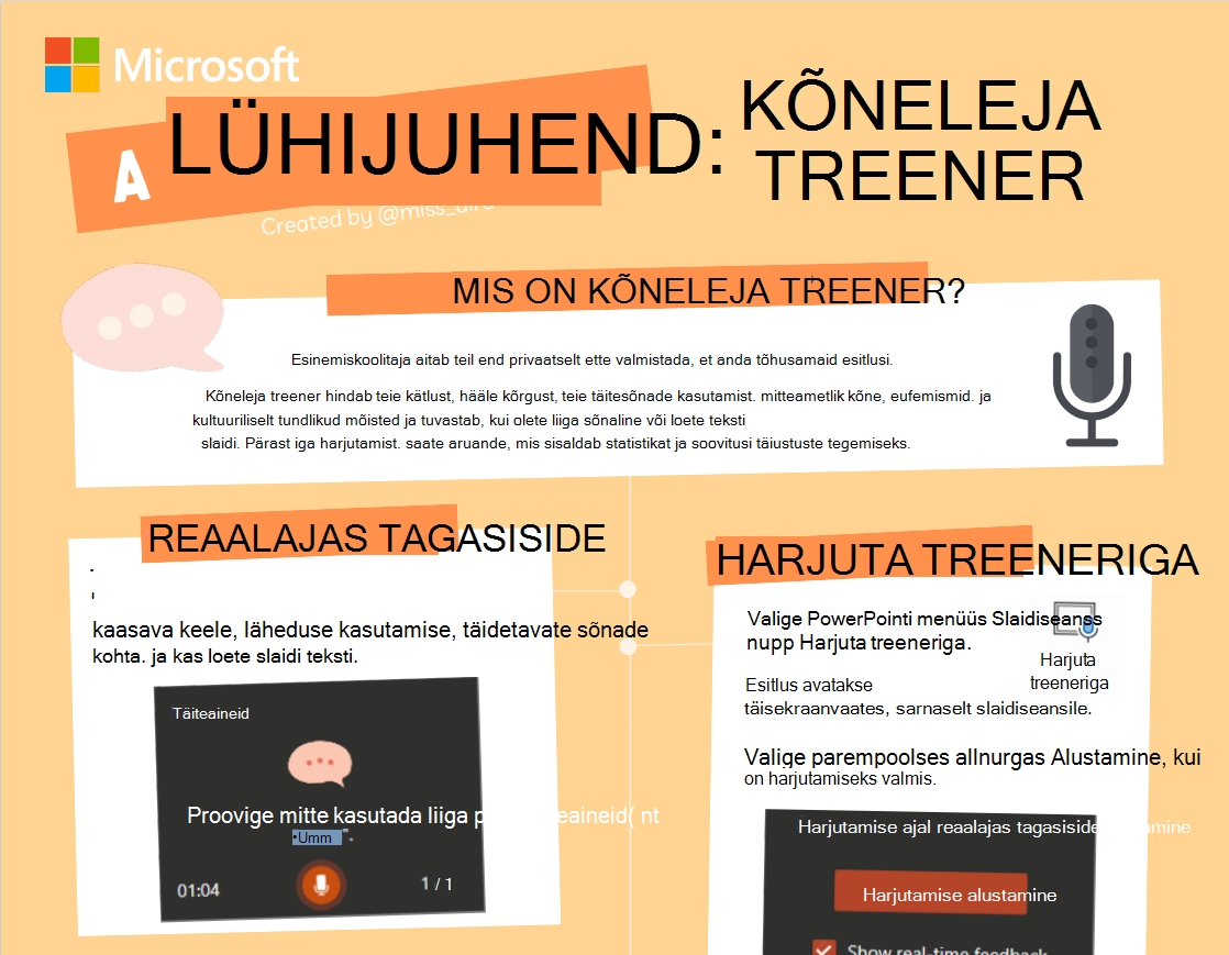 Kuvatõmmis kõneleja treenerist.