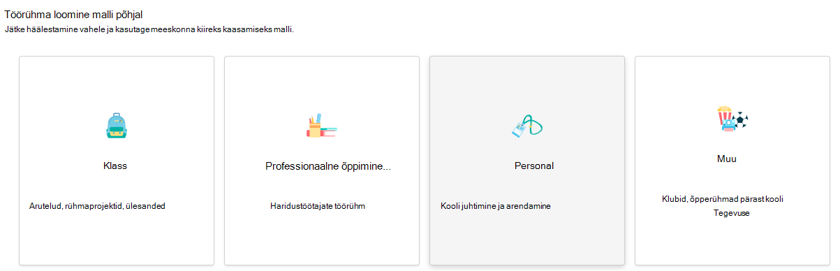 personali valimine