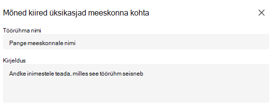 klassi üksikasjad