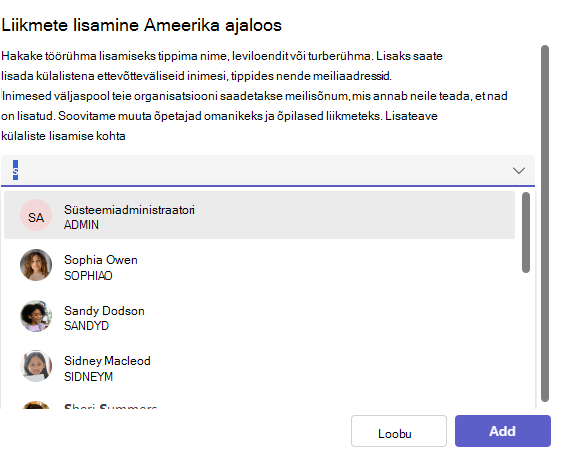 õppurite loend