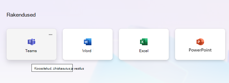 Töörühmade kuvatõmmis.