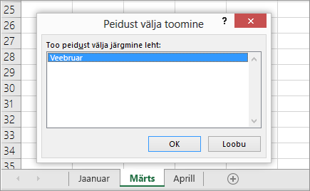 Too leht peidust välja