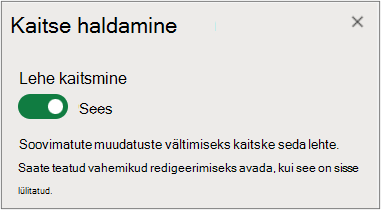 Lehekaitse haldamine
