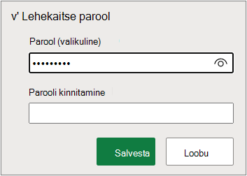 Leheparooli seadmine