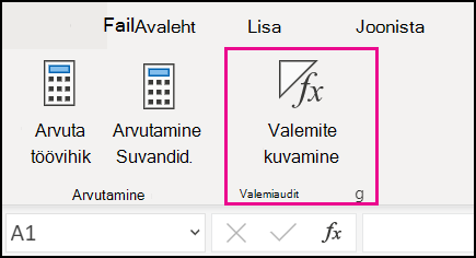 Kuva valemid veebis