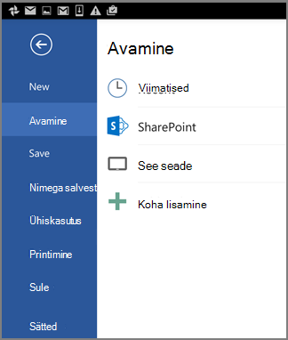 Open file