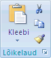 The Clipboard group on the Home tab