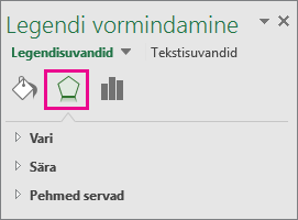Format Legend Effects task pane