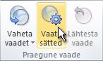 Käsk Vaate sätted lindil