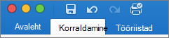 organize tab