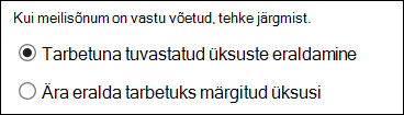 Outlooki veebirakenduse tarbetu meili funktsioon