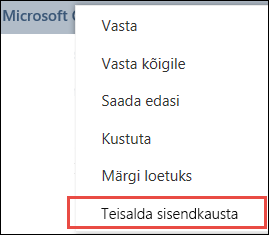 Teisalda sisendkausta