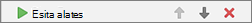 Delete or rarrnage animations with the buttons at the top of the pane