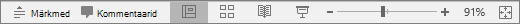 PowerPointis kuva allservas olevate vaatenuppude pilt