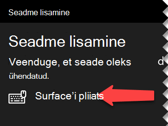 Valige digitaalne pliiats ja öelge Windowsile, et soovite selle ühendada  Bluetoothi abil oma arvutiga