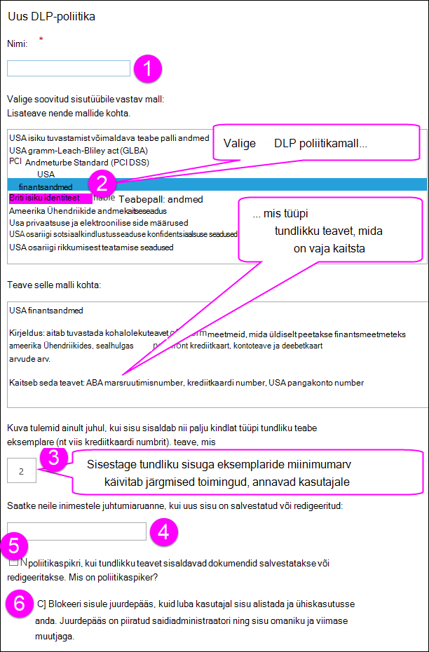 Uued DLP-poliitika suvandid