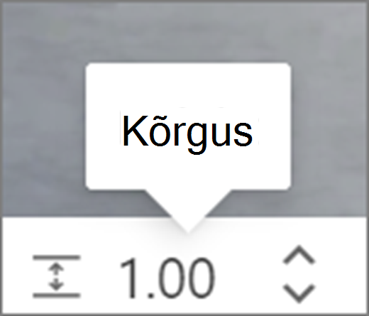 Kõrguse kasutajaliides