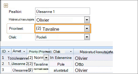 Vaate loomine Microsoft Accessis