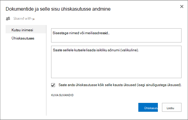 Ühiskasutuse dialoogiboks