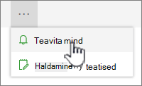 Käsk Teavita mind