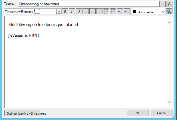 Workflow Email Mesage body with Image