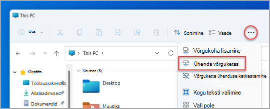 Kust leida asukohast Windows 11 File Explorer vastendusvõrguketas?