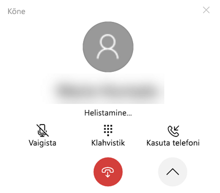 Laiendatud kõneaken.