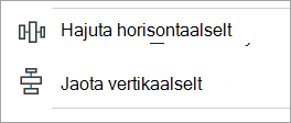 Screenshot showing the horizonal and vertical alignment options from Align Objects.