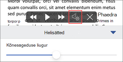 Lugemiskiiruse suurendamine või vähendamine