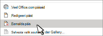 Remove header button