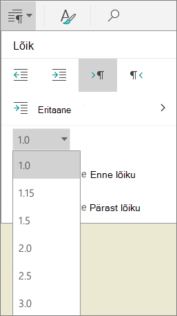 Menüü Reasamm
