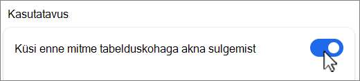 Küsi enne akna sulgemist mitme vahekaardi kuvatõmmisega.