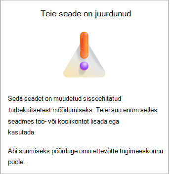 Kuvatõmmis, kus on näha, et microsoft Authenticatoris kuvatakse seadme juurehoiatuse teade.