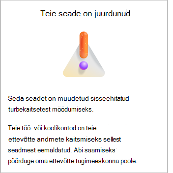 Kuvatõmmis, kus on näha, et microsoft Authenticatoris kuvatakse seadme juurehoiatuse teade.