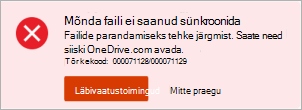 Ümber sõnastamise tõrge